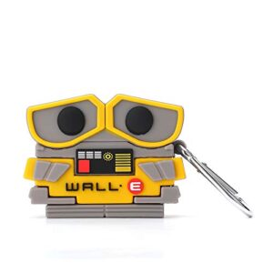 compatible with airpod pro,funny cartoon animation wall·e silicone case design, suitable for fashion girl child teen boy airpod pro case (wall-e)