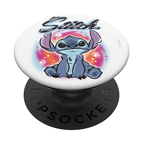 Disney Lilo & Stitch Airbrush Portrait PopSockets PopGrip: Swappable Grip for Phones & Tablets