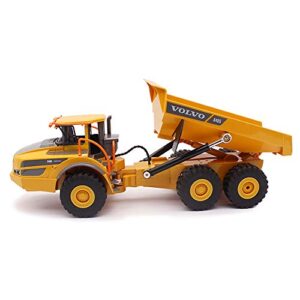 Fistone RC Dump Truck 1/26 Scale 2.4G Remote Control Articulated Truck Construction Car Electronic Simulation Engineering Vehicle Toys for Kids Boys