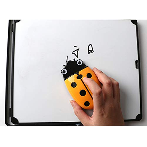 Linxueyi Cute Ladybug Fridge Magnetic Storage Box Eraser Whiteboard Pen Organizer Save Space Kitchen Container Holder-Red