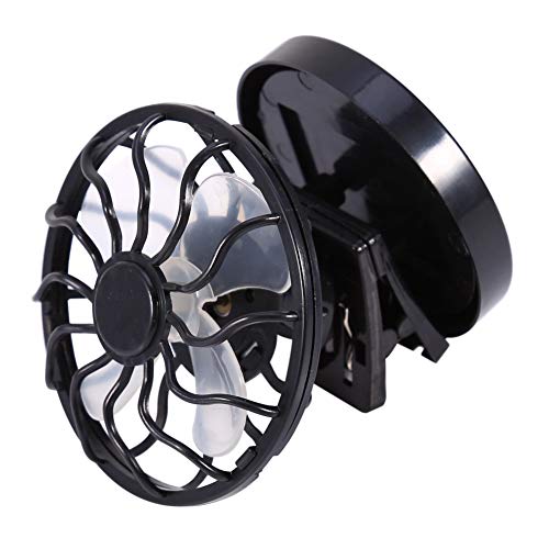 Solar fan, Electric Mini Clip-on Solar Fan Air Conditioner Cooling Cell Fan For Outdoor Home Travel Camping Hiking Cooling Ventilation