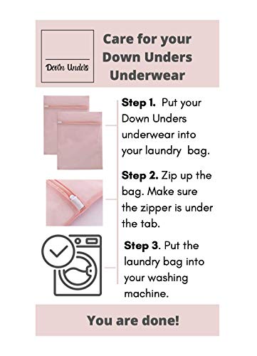 Down Unders Laundry Bag in Blush Pink
