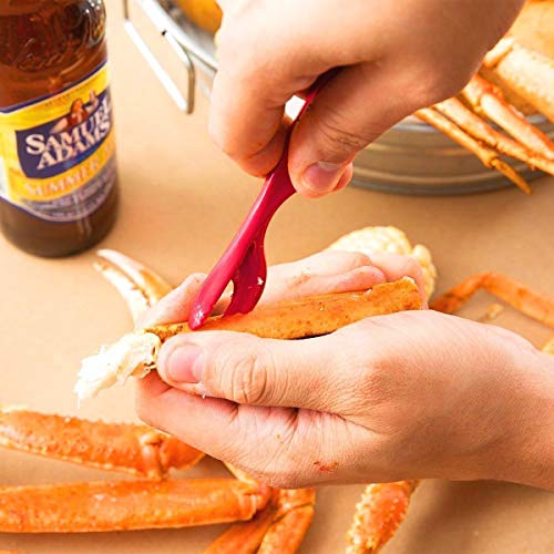 Artcome 21 Pcs Seafood Tools Set includes 4 Crab Forks, 4 Lobster Crab Crackers, 4 Lobster Shellers, 4 Butter Warmers, 4 Lobster Crab Mallets, 1 Seafood Scissor