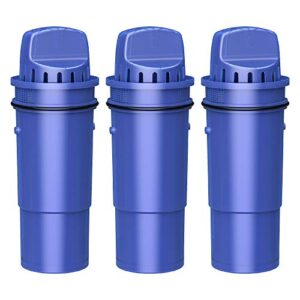 overbest ob7010 replacement for pur pitchers and dispensers crf-950z, ppf951k, ppt700w, cr-1100c, ds-1800z and ppf900z water filter, nsf certified pitcher water filter (3 pack)