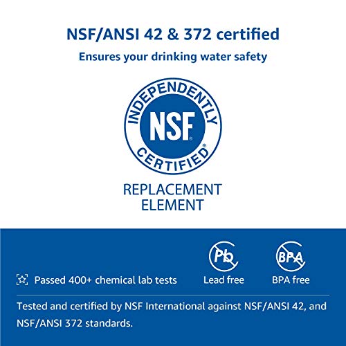 Overbest NSF Certified Water Filter, Replacement for Pur® RF9999®, RF-3375 Faucet Water Filter, Pur® Faucet Model FM-2500V, FM-3700, PFM150W, PFM350V, PFM400H, PFM450S, Pur-0A1 (Pack of 3)