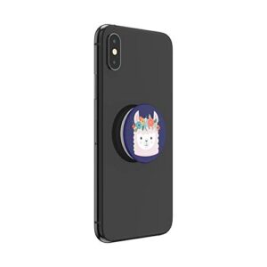 PopSockets PopTop (Top only. Base Sold Separately.): Swappable Top for PopGrip Bases, PopGrip Slide, Otter+Pop & PopWallet+ - Princess Llama