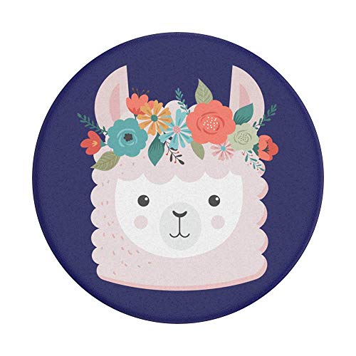 PopSockets PopTop (Top only. Base Sold Separately.): Swappable Top for PopGrip Bases, PopGrip Slide, Otter+Pop & PopWallet+ - Princess Llama