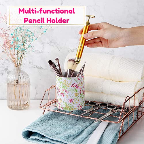 VIBRANZ LAB Pen Holder for Desk Cute Pencil Holder for Desk Makeup Brush Holders Pen Organizer for Desk Cute Stationary Organizer Makeup Brush Organizer Desk Organizers and Accessories Pencil Cup