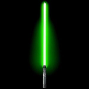 dueling light saber rgb 12 colors light sabers - metal hilt black series sabers for adults cosplay party, birthday gift, 9 sound fonts, foc, support real heavy dueling (gun)