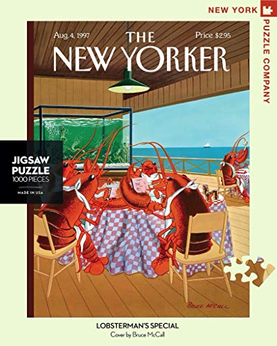 New York Puzzle Company - New Yorker Lobsterman's Special - 1000 Piece Jigsaw Puzzle