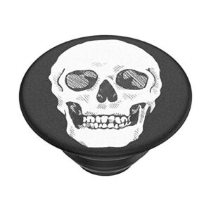 popsockets poptop (top only. base sold separately.): swappable top for popgrip bases, popgrip slide, otter+pop & popwallet+ - shaky bones white