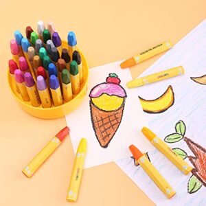 XIANGZI Crayons for Kids Ages 2-4,Toddler Crayons Ages 2-4 ,Coloring Crayons for Toddlers, 36 Colors Kids Crayons ,Party Favors for Kids, Birthdays, School Non Toxic Crayons.