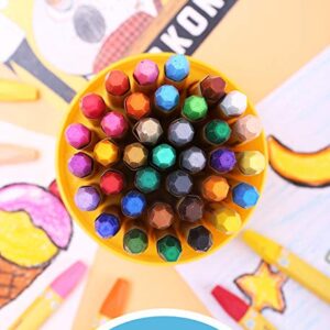 XIANGZI Crayons for Kids Ages 2-4,Toddler Crayons Ages 2-4 ,Coloring Crayons for Toddlers, 36 Colors Kids Crayons ,Party Favors for Kids, Birthdays, School Non Toxic Crayons.