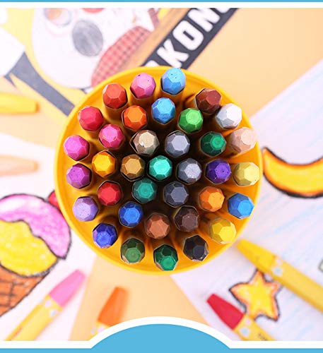 XIANGZI Crayons for Kids Ages 2-4,Toddler Crayons Ages 2-4 ,Coloring Crayons for Toddlers, 36 Colors Kids Crayons ,Party Favors for Kids, Birthdays, School Non Toxic Crayons.