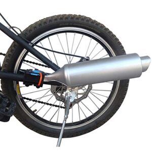 bicycle exhaust sound system, bike motorcycle spoke turbo exhaust pipe system