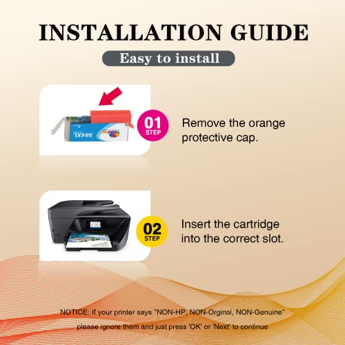 Clorisun 564 564XL Black Ink Cartridge Compatible Replacements for HP 564 564XL Photosmart 5520 6520 7520 5510 6510 7510 7525 B8550 Premium C309A C410A Officejet 4620 Deskjet 3520 Printer (6 Black)