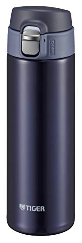 Tiger Thermos Bottle MMJ-A482AJ TIGER Mug Bottle, 16.2 fl oz (480 ml), Sahara One-Touch Lightweight, Navy