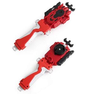 Battling String Launcher and Grip, Gyro Burst Starter String Launcher, Strong Spining Top Toys Accessories Support Left and Right Rotation - Red