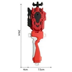 Battling String Launcher and Grip, Gyro Burst Starter String Launcher, Strong Spining Top Toys Accessories Support Left and Right Rotation - Red