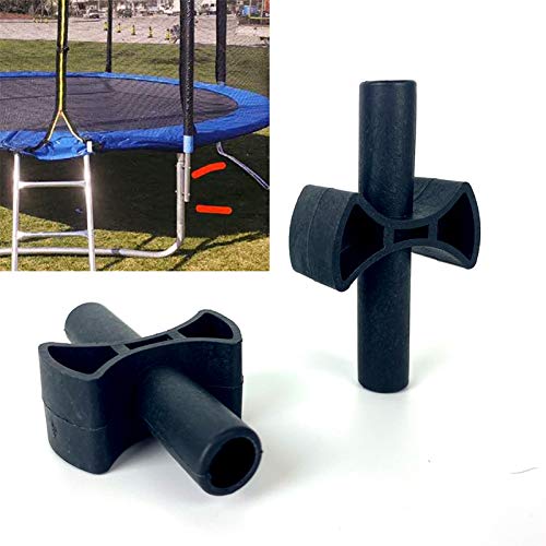 12 Pieces Trampoline Enclosure Pole Gap Spacers -Trampoline Plastic Safety Enclosure Replacement Accessories