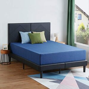 sleeplace 10 inch foam mattress,blue color,queen,svc10fmf1q