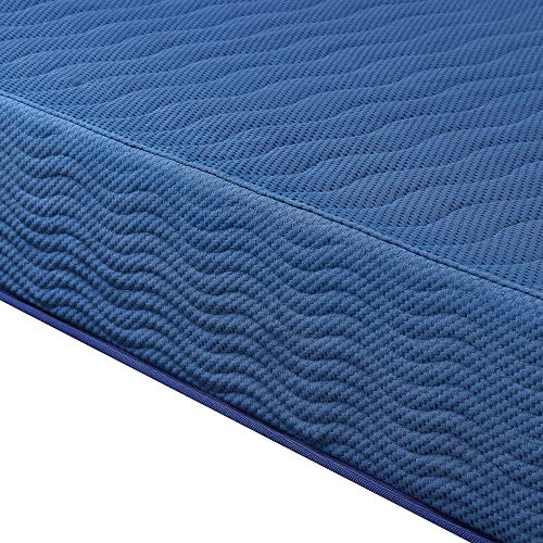 Sleeplace 10 inch Foam Mattress,Blue Color,Queen,SVC10FMF1Q