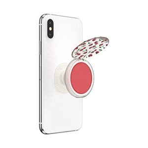 PopSockets Lip Balm Phone Grip with Expanding Kickstand, PopLips, PopSockets for Phone - Cherry Cherry