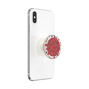 PopSockets Lip Balm Phone Grip with Expanding Kickstand, PopLips, PopSockets for Phone - Cherry Cherry