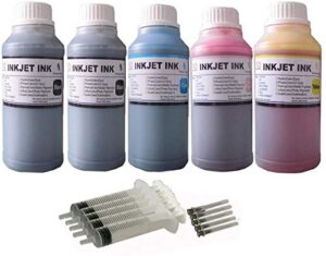nd 5x250ml refill ink for hp 910 officejet pro 8035, 8028, 8025, 8022, 8020.