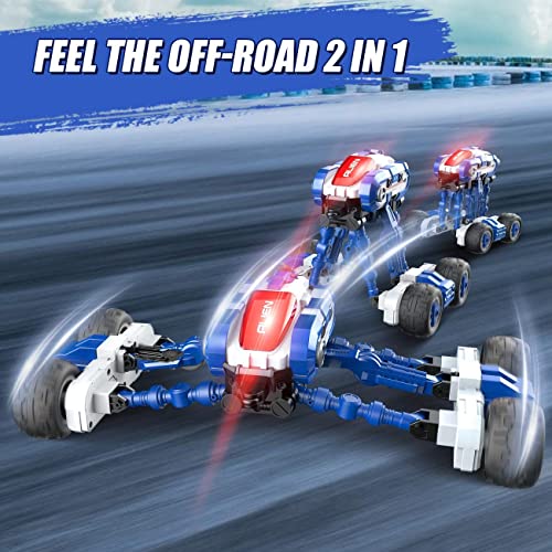 Anysun Remote Control Car for Kids RC Stunt Car Crawler, 360°Spinning High Speed RC Truck, 4WD Vehicle Hobby Toys, 2.4G Controller Cars with 2 Rechargeable Batteries for Kids Christmas Birthday Gift​