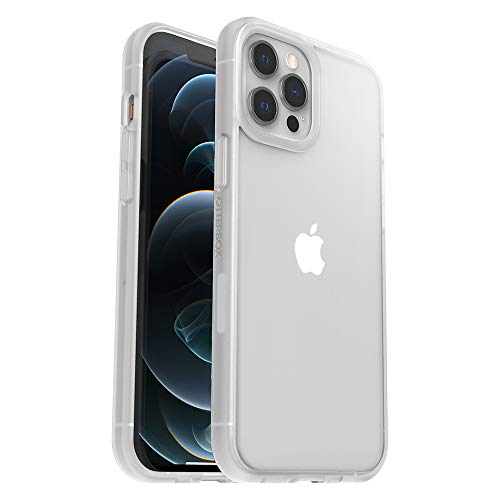 OtterBox iPhone 12 Pro Max Prefix Series Case - CLEAR, ultra-thin, pocket-friendly, raised edges protect camera & screen, wireless charging compatible