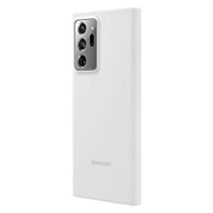 Samsung Official Galaxy Note 20 Series Silicone Cover (White, Note20 Ultra)