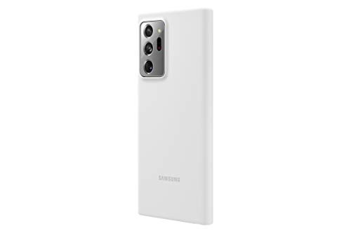 Samsung Official Galaxy Note 20 Series Silicone Cover (White, Note20 Ultra)