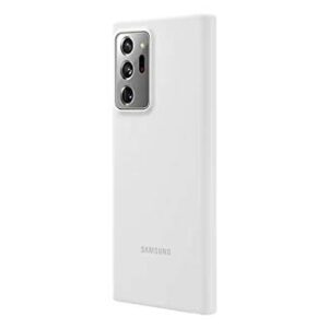 Samsung Official Galaxy Note 20 Series Silicone Cover (White, Note20 Ultra)