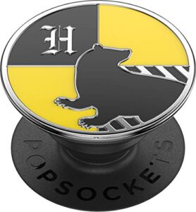 ​​​​popsockets phone grip with expanding kickstand, popsockets for phone - enamel hufflepuff