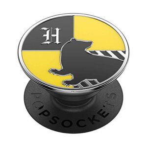 ​​​​PopSockets Phone Grip with Expanding Kickstand, PopSockets for Phone - Enamel Hufflepuff