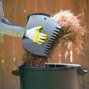 Jardineer Leaf Scoops and Claws, Lightweight Leaf Grabber Claws, Yard Scoops for Leaves, Grass, Lawn Clippings, Twigs or Debris (2 Pack)