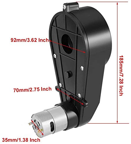 JIARUIXIN 550 23000RPM Gearbox 12V Motor,Electric Motor Gearbox Kids Ride On Cars Motorcycles High Speed RS550 Drive Engine Match Children's Ride on Toys