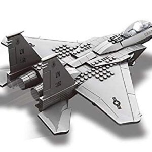 General Jim's Military Building Blocks Plane - F-15 Eagle Fighter Model Building Blocks Toy Plane - F15 Model Plane Play Set Great for Teens and Adults