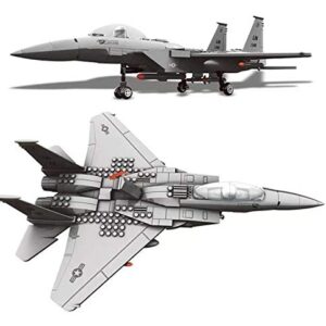 General Jim's Military Building Blocks Plane - F-15 Eagle Fighter Model Building Blocks Toy Plane - F15 Model Plane Play Set Great for Teens and Adults