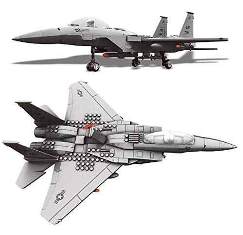 General Jim's Military Building Blocks Plane - F-15 Eagle Fighter Model Building Blocks Toy Plane - F15 Model Plane Play Set Great for Teens and Adults