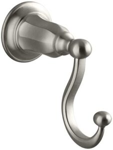 kohler r13505-bn-xcp2 5.834 inches diameter kelston robe hook brushed nickel - pack of 2