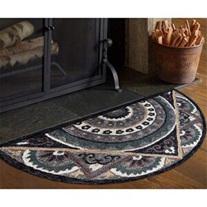 Lr Home Ox Bay Constance Multi Traditional Medallion Organic Wool Indoor Hearth Area Rug