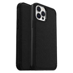 otterbox strada series case for iphone 12 pro max - shadow (black/pewter)
