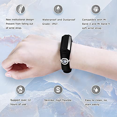 Brook Pocket Auto Catch Meteor with IP67 - Auto Spin, Auto Catch and Collecting Items, Waterproof and Dustproof Wristband, Bracelet Accessory (Diamond Black)