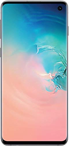 SAMSUNG Galaxy S10 (128GB, 8GB) 6.1" AMOLED, Snapdragon 855, IP68 Water Resistant, Global 4G LTE (GSM + CDMA) T-Mobile Unlocked (AT&T, Verizon, Sprint, Metro) SM-G973U (Prism White)