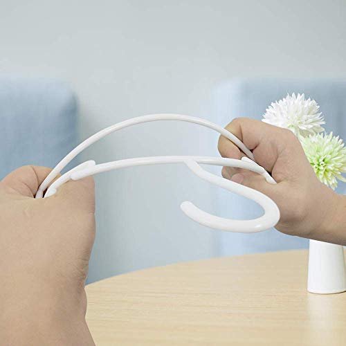 GoodtoU Baby Hangers 100Pack Kids Hangers Plastic Baby Hangers for Closet Children Hangers Infant Hangers Toddler Hangers Small Hangers