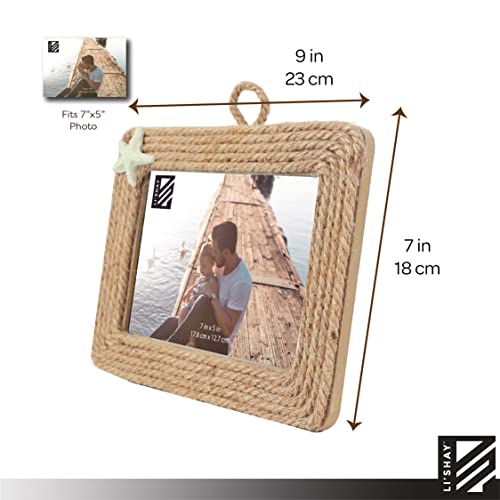 Jute Rope 5x7 Picture Frame