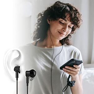 APETOO USB C Headphones for Samsung S22 S23 Ultra S21 S20 FE A53 Note 10 Plus,Magnetic USB Type C Earphones Wired Earbuds with Mic HiFi Stereo Noise Canceling for iPad Pro Pixel 7 6 Pro 6a 5 OnePlus 9