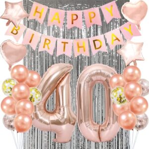 40th birthday decorations for women 40th birthday balloons 40th birthday party decorations